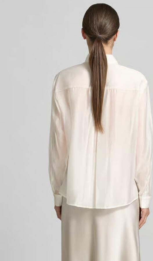 Jake*s Cocktail regular fit blouse van lyocellmix in semitransparant design - Foto 3