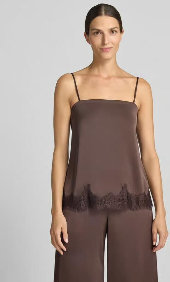 Jake*s Cocktail Regular fit blousetop met kant - Foto 3