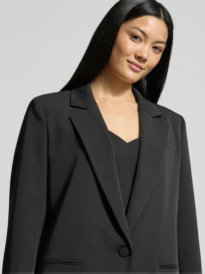 Jake*s Cocktail Relaxed fit blazer met paspelzakken