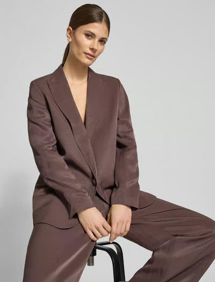 Jake*s Cocktail Relaxed fit blazer met reverskraag
