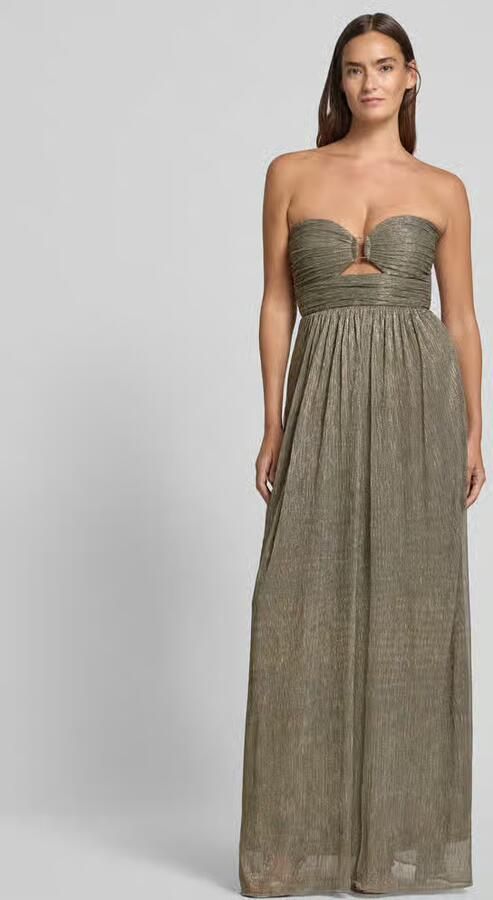 Jake*s Cocktail Schitterende off-shoulderjurk met tailleband - Foto 3
