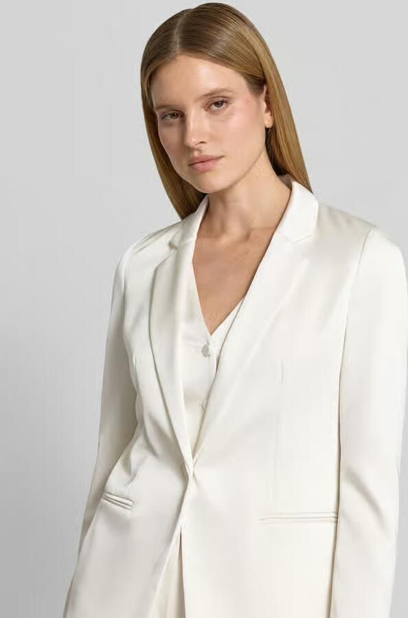 Jake*s Cocktail Slim fit blazer met paspelzakken