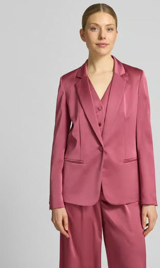 Jake*s Cocktail Slim fit blazer met paspelzakken - Foto 3