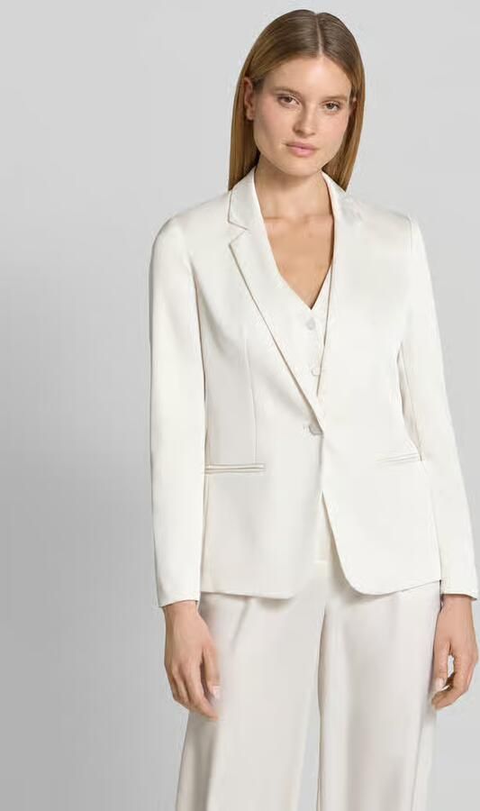 Jake*s Cocktail Slim fit blazer met paspelzakken - Foto 2