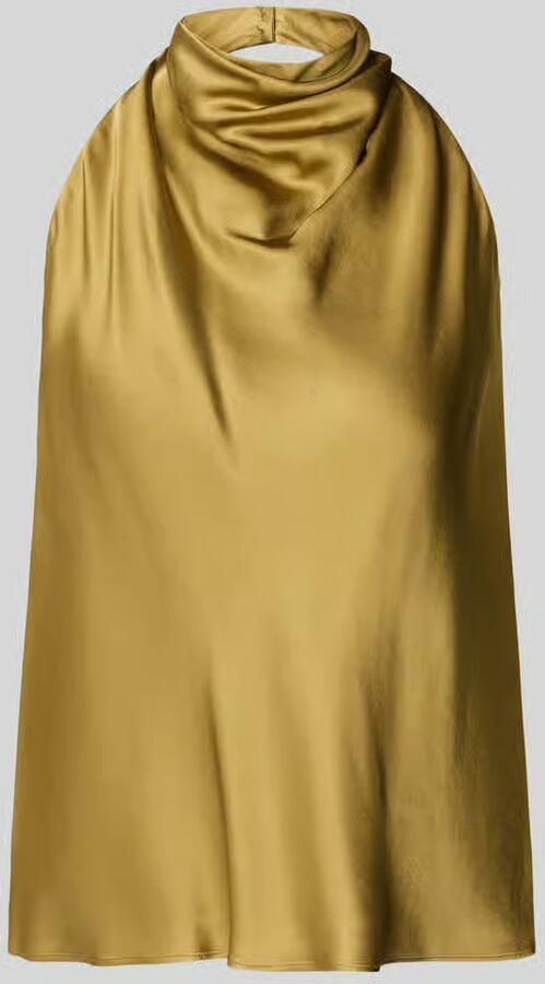 Jake*s Cocktail Top van viscose met halter en diep rugdecolleté