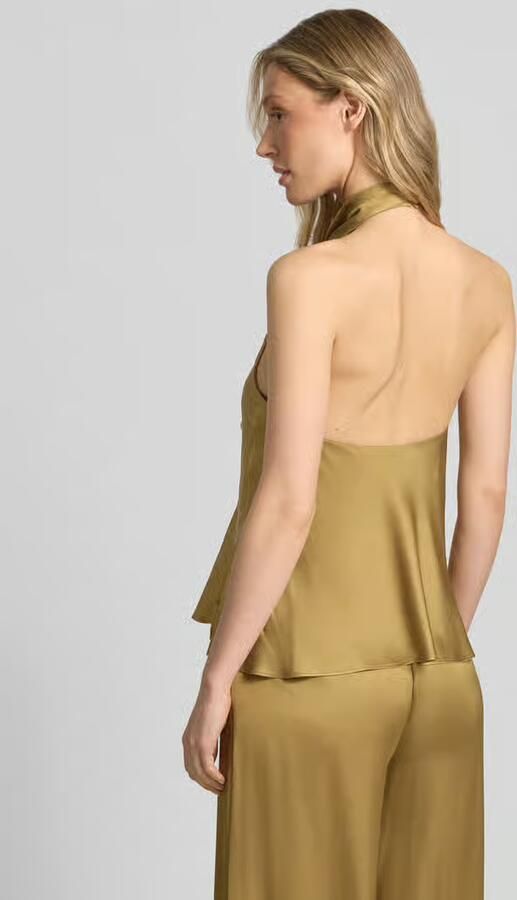 Jake*s Cocktail Top van viscose met halter en diep rugdecolleté - Foto 2