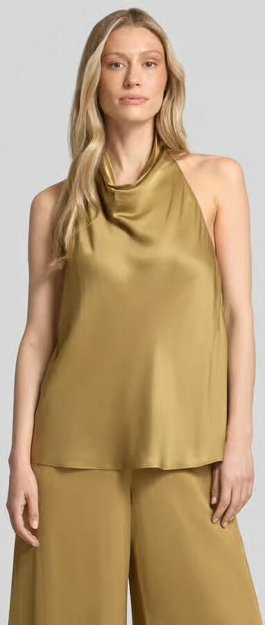 Jake*s Cocktail Top van viscose met halter en diep rugdecolleté - Foto 3