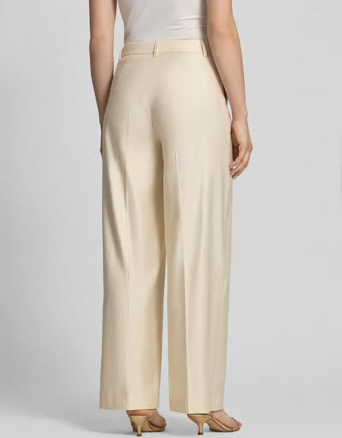 Jake*s Cocktail wide fit stoffen broek van linnenmix