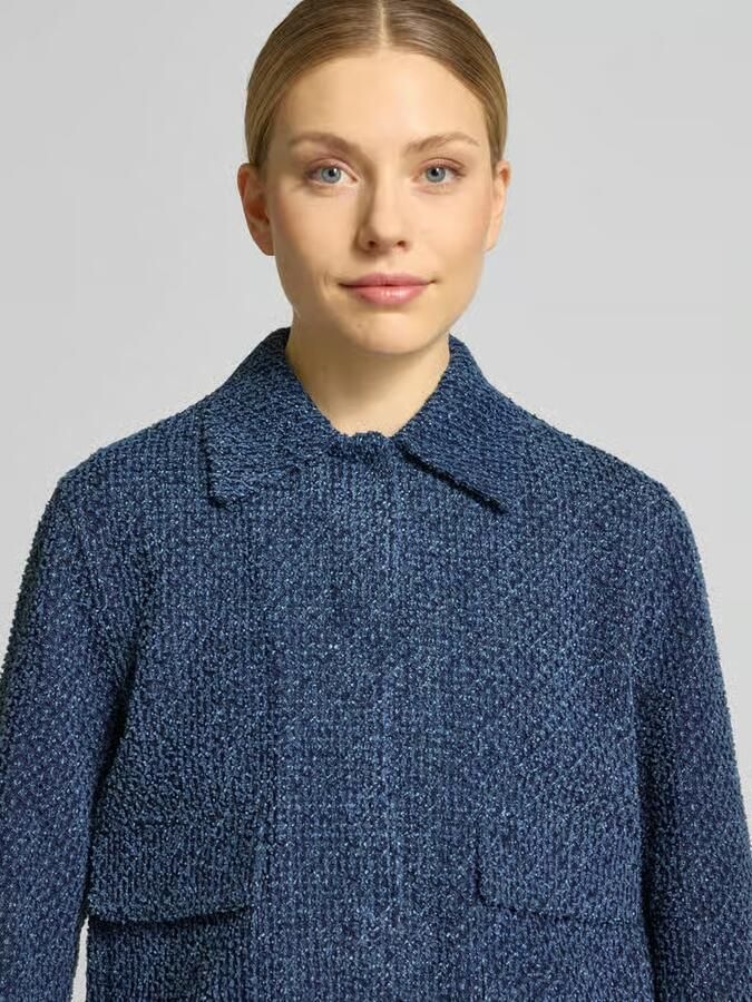 Jake*s Collection Blazer in bouclé-look met verborgen sluiting