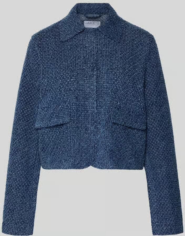 Jake*s Collection Blazer in bouclé-look met verborgen sluiting - Foto 2