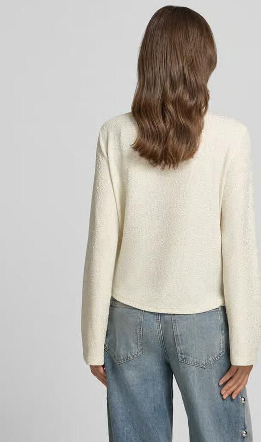 Jake*s Collection Regular fit blouse met lange mouwen met glanzende look - Foto 3