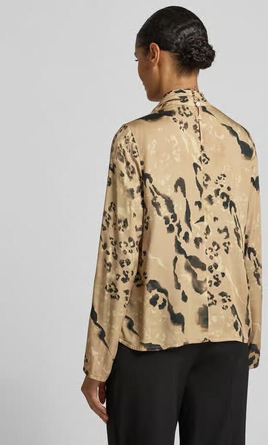 Jake*s Collection Blouse van viscose met opstaande kraag