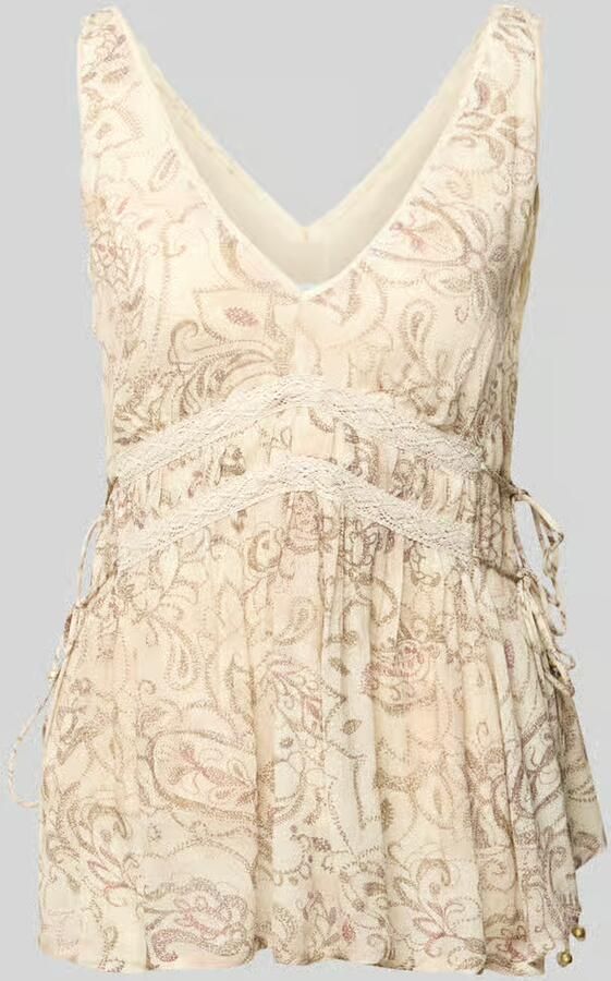 Jake*s Collection Blousetop met V-hals en met kant - Foto 3