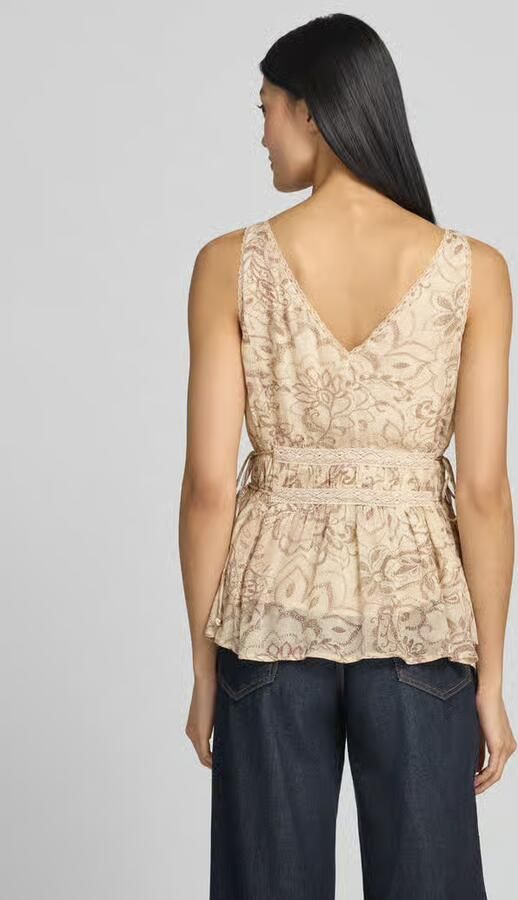 Jake*s Collection Blousetop met V-hals en met kant - Foto 3