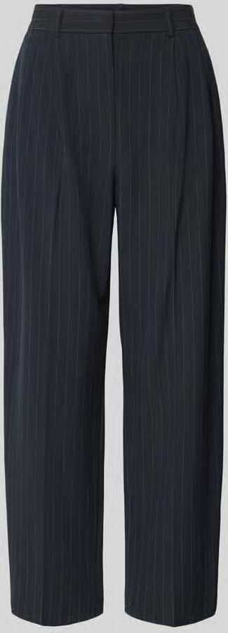 Jake*s Collection BROEK met Streepmotief en Persplooien - Foto 4