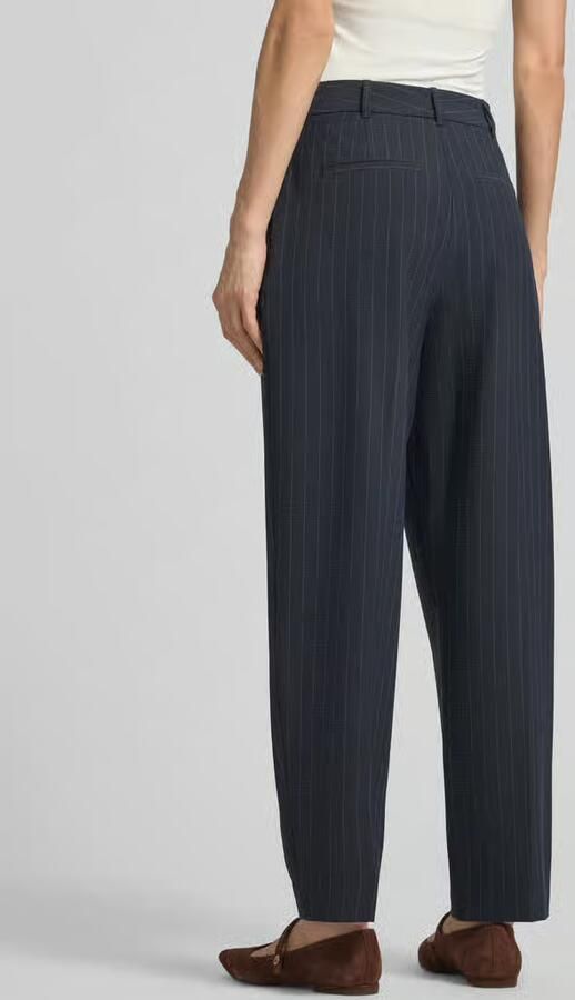 Jake*s Collection BROEK met Streepmotief en Persplooien - Foto 3