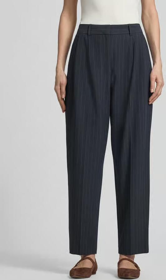 Jake*s Collection BROEK met Streepmotief en Persplooien - Foto 2