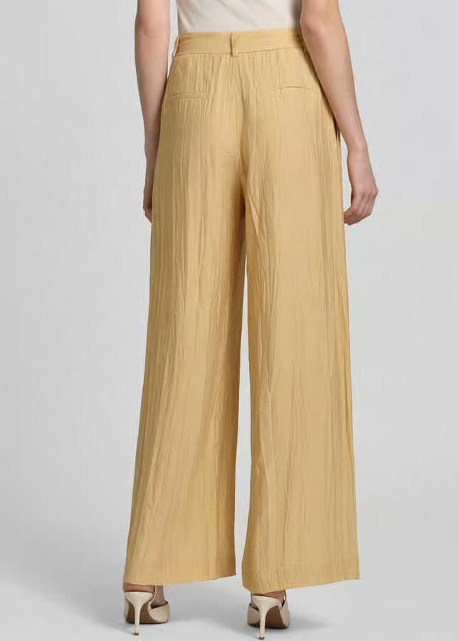Jake*s Collection Broek van viscosemix in kreuklook - Foto 3