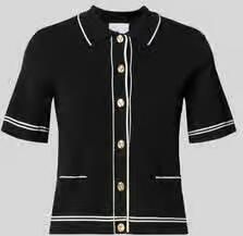 Jake*s Collection Cardigan van viscosemix met 1 2-mouwen