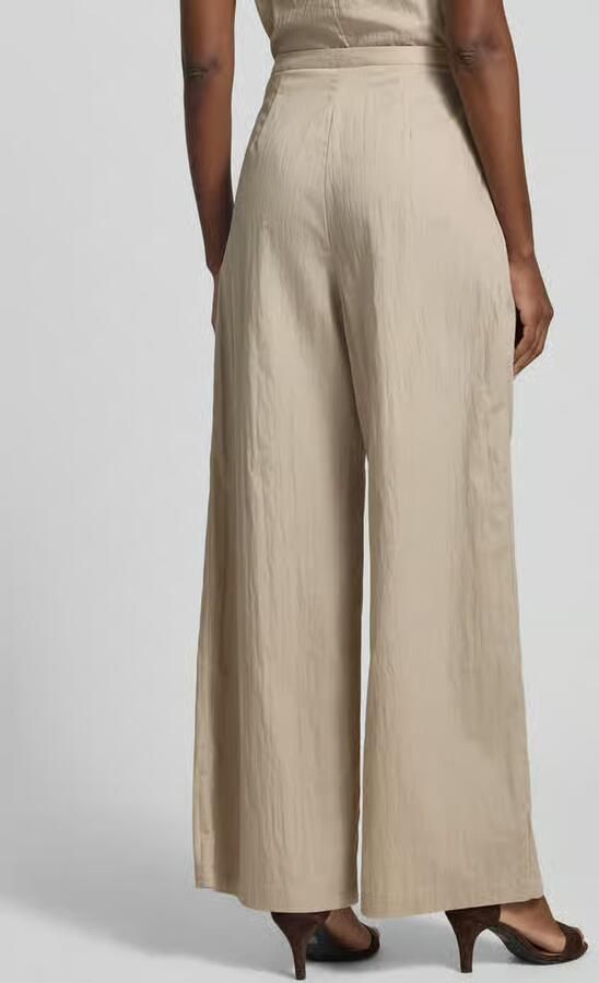 Jake*s Collection chino met knoopsluiting en draperieën - Foto 3