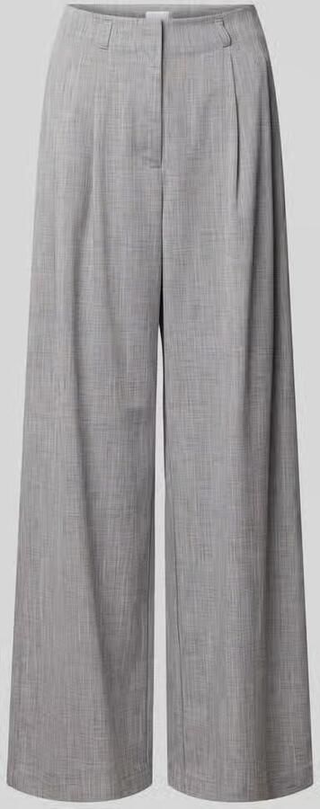 Jake*s Collection Fijn gestructureerde Wide leg broek - Foto 2