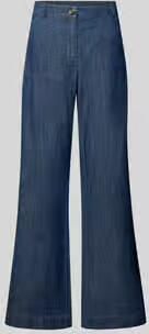 Jake*s Collection Flared broek met opgestikte zakken