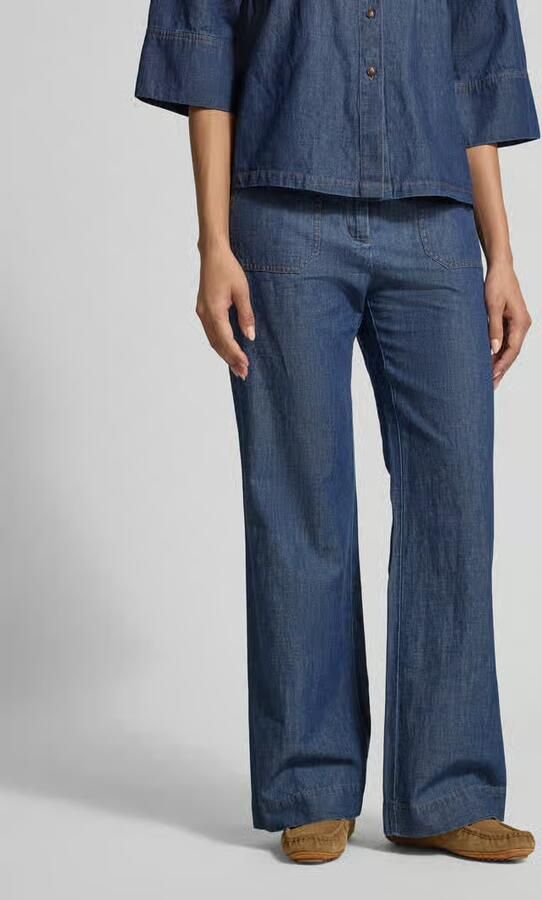 Jake*s Collection Flared broek met opgestikte zakken - Foto 2
