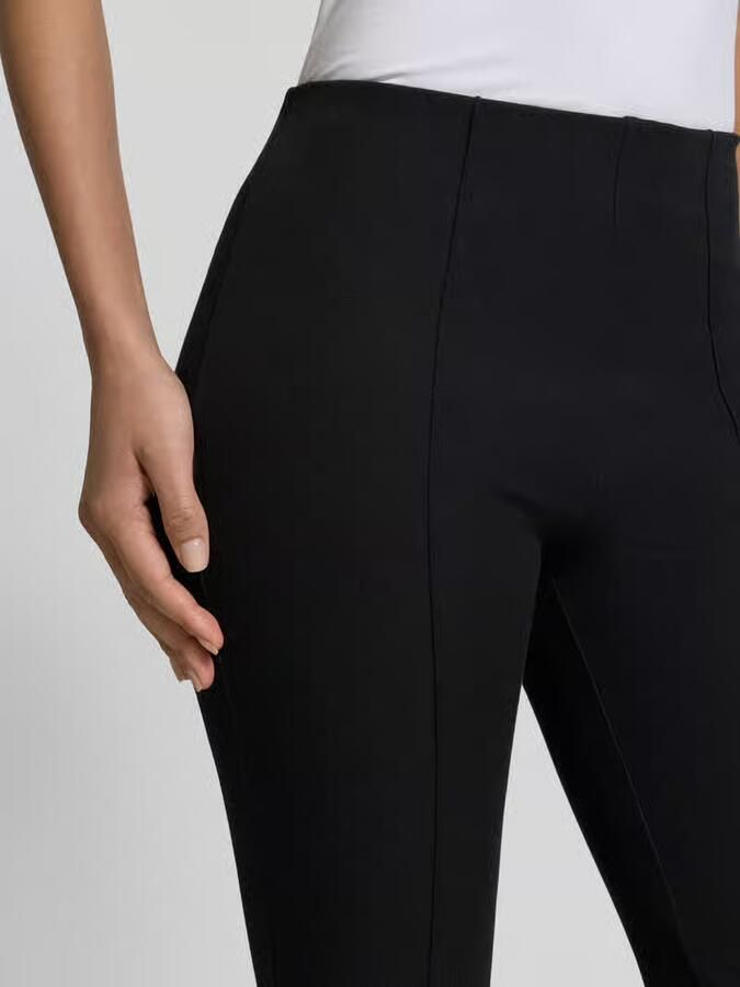 Jake*s Collection Flared stoffen broek met Naadritssluiting