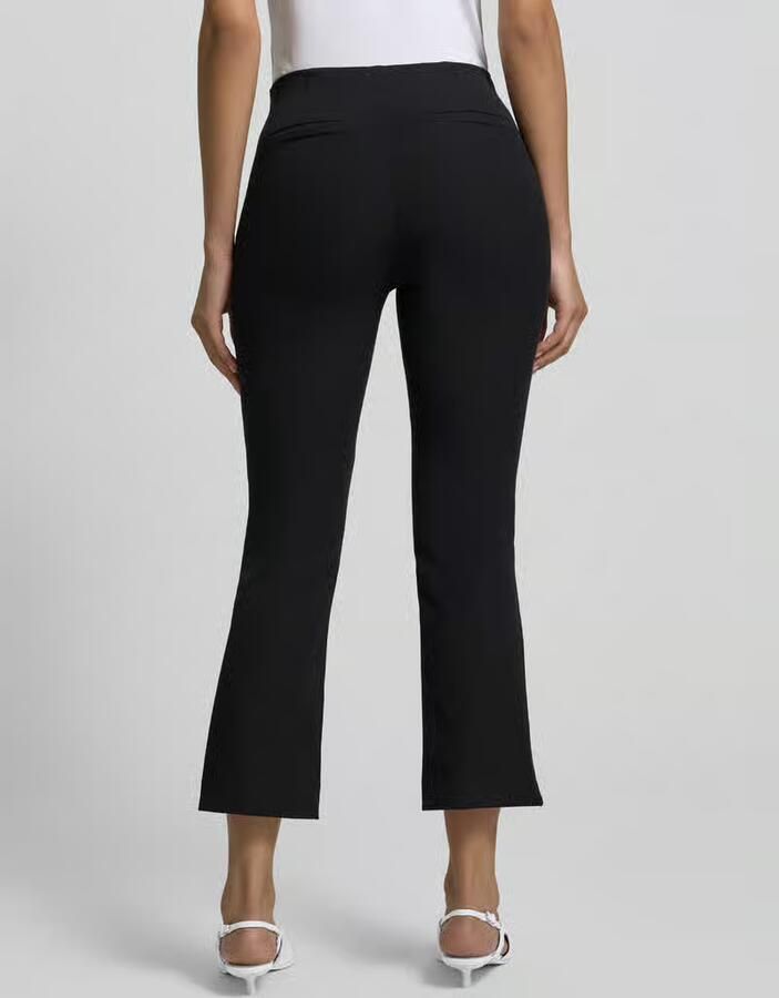 Jake*s Collection Flared stoffen broek met Naadritssluiting