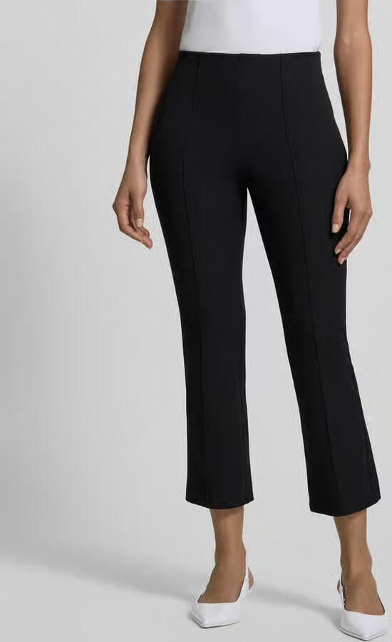 Jake*s Collection Flared stoffen broek met Naadritssluiting - Foto 3