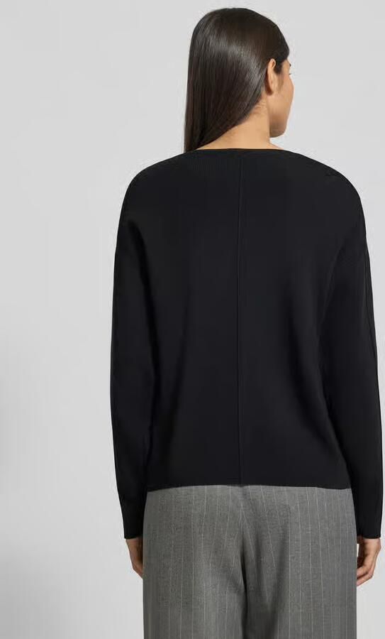 Jake*s Collection Gebreid jack met knoopsluiting.