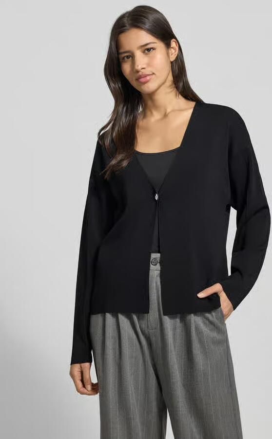 Jake*s Collection Gebreid jack met knoopsluiting. - Foto 2