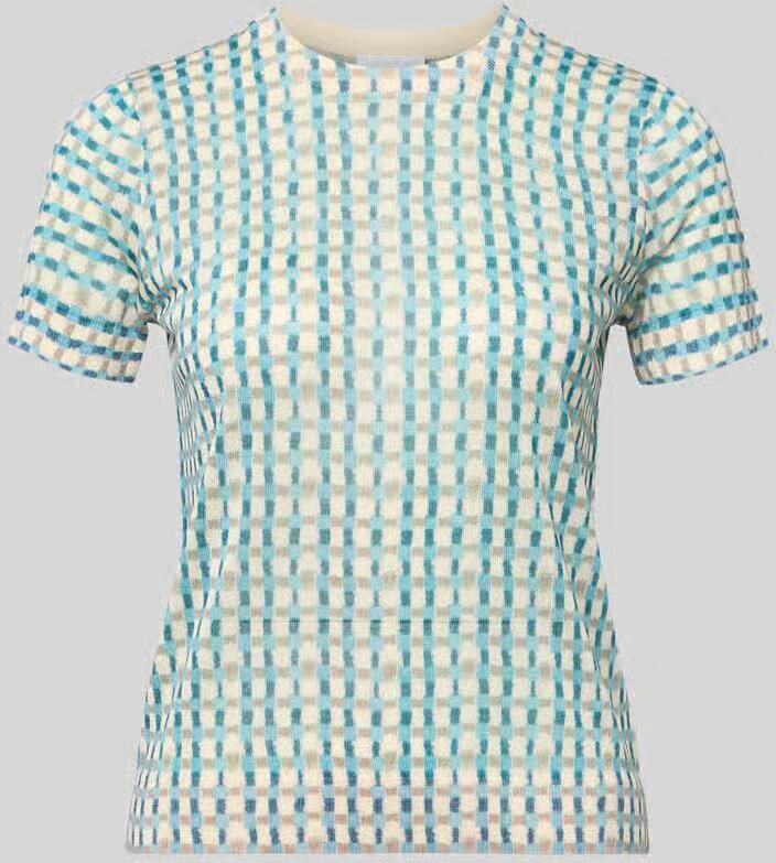 Jake*s Collection Gebreid shirt van Viscosemix in All-over look - Foto 2