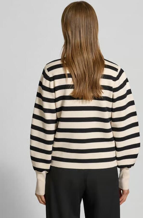 Jake*s Collection Gebreide pullover met ribboorden