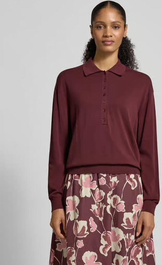 Jake*s Collection Gebreide pullover met ribboorden - Foto 2