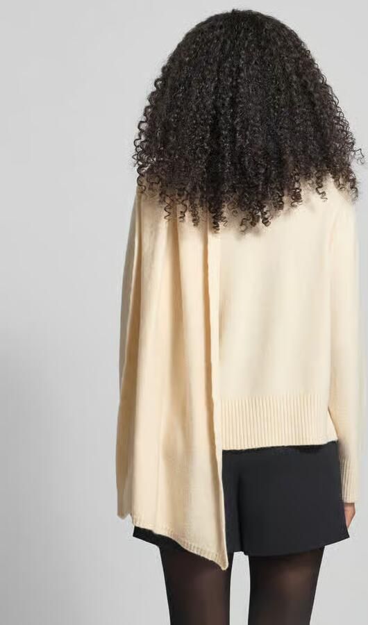 Jake*s Collection Gebreide pullover met sjaal