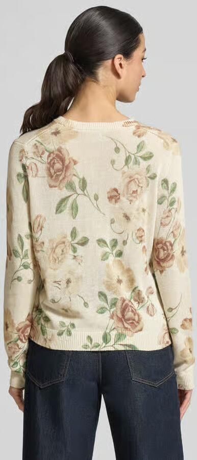 Jake*s Collection Gebreide pullover van linnenmix met viscose - Foto 3
