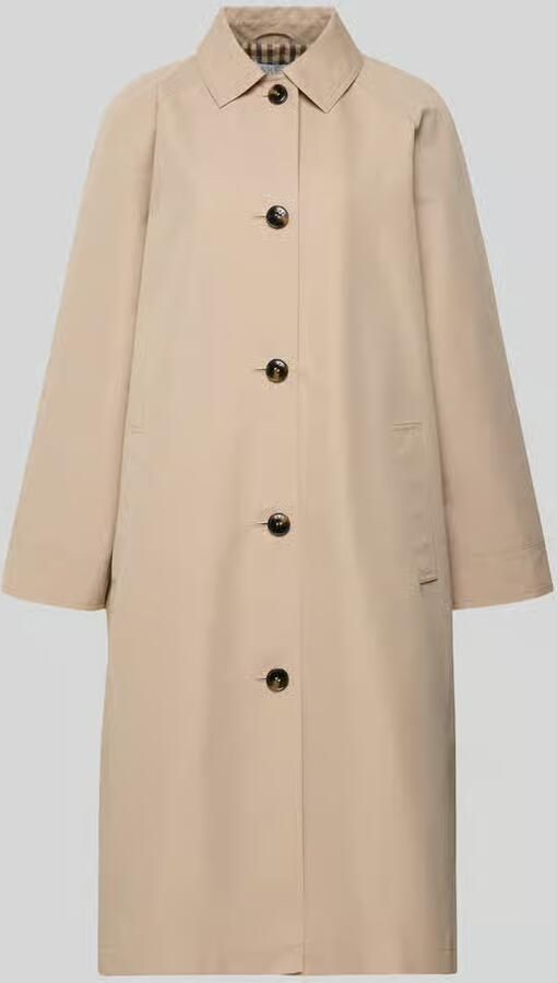 Jake*s Collection Getailleerd Trenchcoat met motief binnenkant - Foto 2