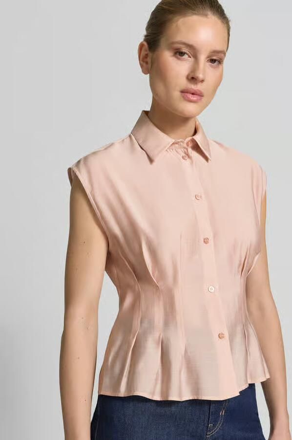 Jake*s Collection Getailleerde blouse van modal-mix