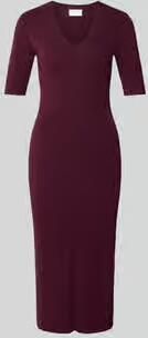 Jake*s Collection Getailleerde sheath-jurk van viscosemix