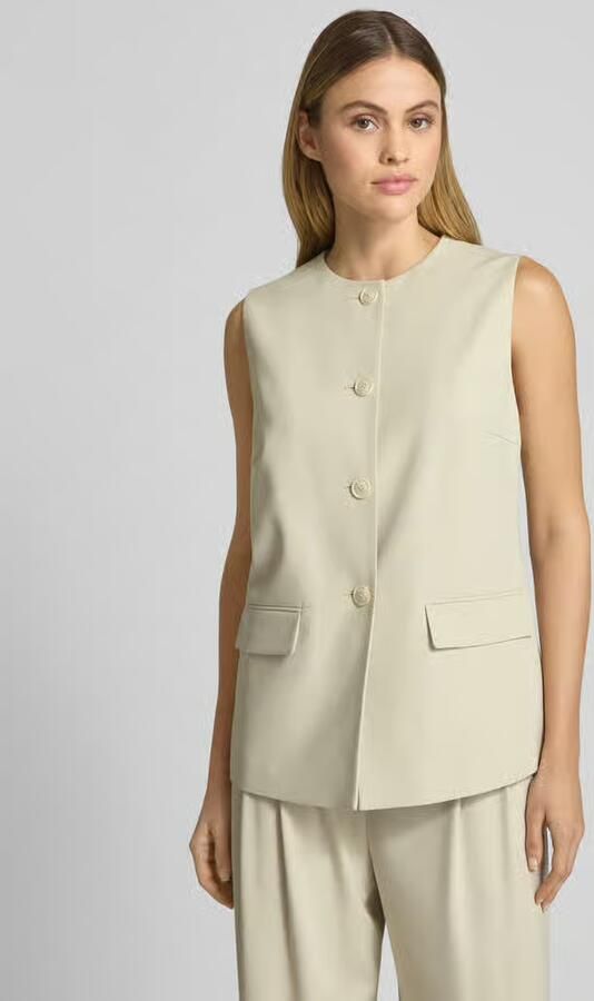 Jake*s Collection Gilet met ronde hals - Foto 3