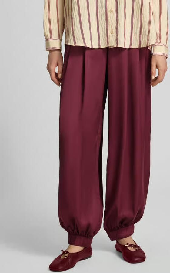 Jake*s Collection Harembroek van viscose met elastische band - Foto 2