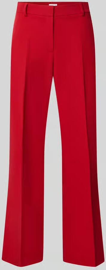 Jake*s Collection high waist bell bottom met bandplooien