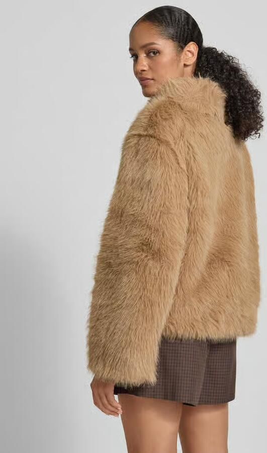 Jake*s Collection Jack van imitatiebont met platte kraag