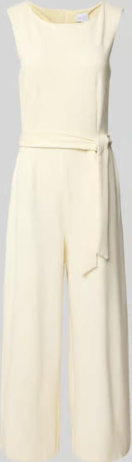 Jake*s Collection Jumpsuit met strikceintuur en ronde hals - Foto 4