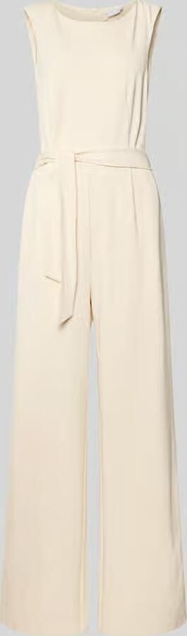 Jake*s Collection Jumpsuit van viscosemix met strikceintuur - Foto 2