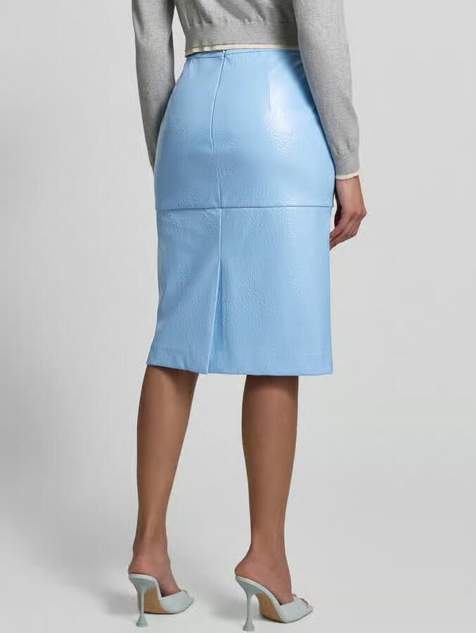 Jake*s Collection Knie-lange rok met naadritssluiting - Foto 3