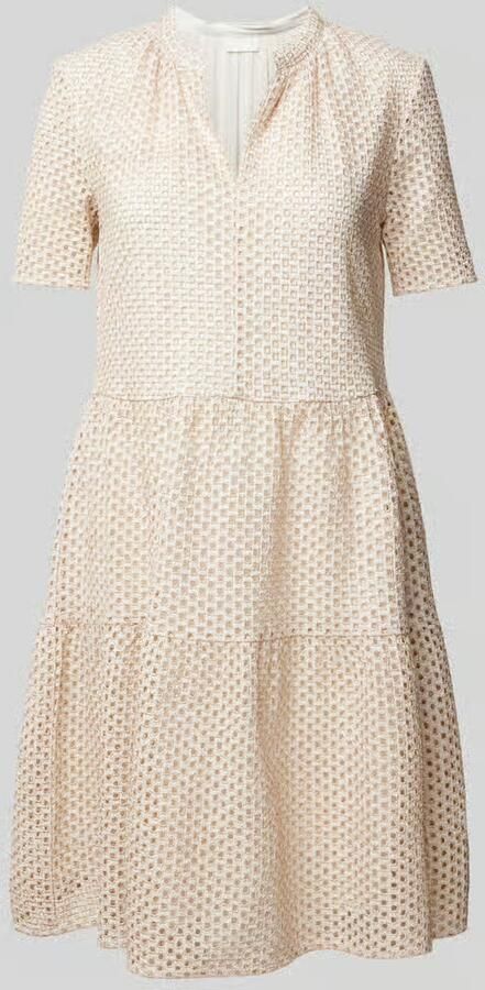 Jake*s Collection Knielange jurk met broderie anglaise - Foto 2