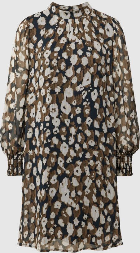 Jake*s Collection Knielange jurk met dierenprint