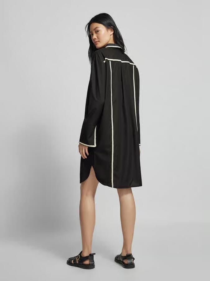 Jake*s Collection Knielange overhemdjurk met doorknoopsluiting - Foto 2